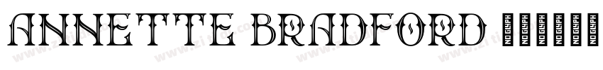 Annette Bradford 常规字体转换